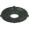 Ekena Millwork Attica Ceiling Medallion (Canopies up to 3 1/2"), 12 3/4"OD x 4"ID x 1/2"P, Painted Turtle Crackle CM12ATPTC - alternate 5